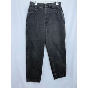 Vintage 90s Cactus Jeans Black Washed High Rise Mom Baggy Jeans Style‎ Size 14